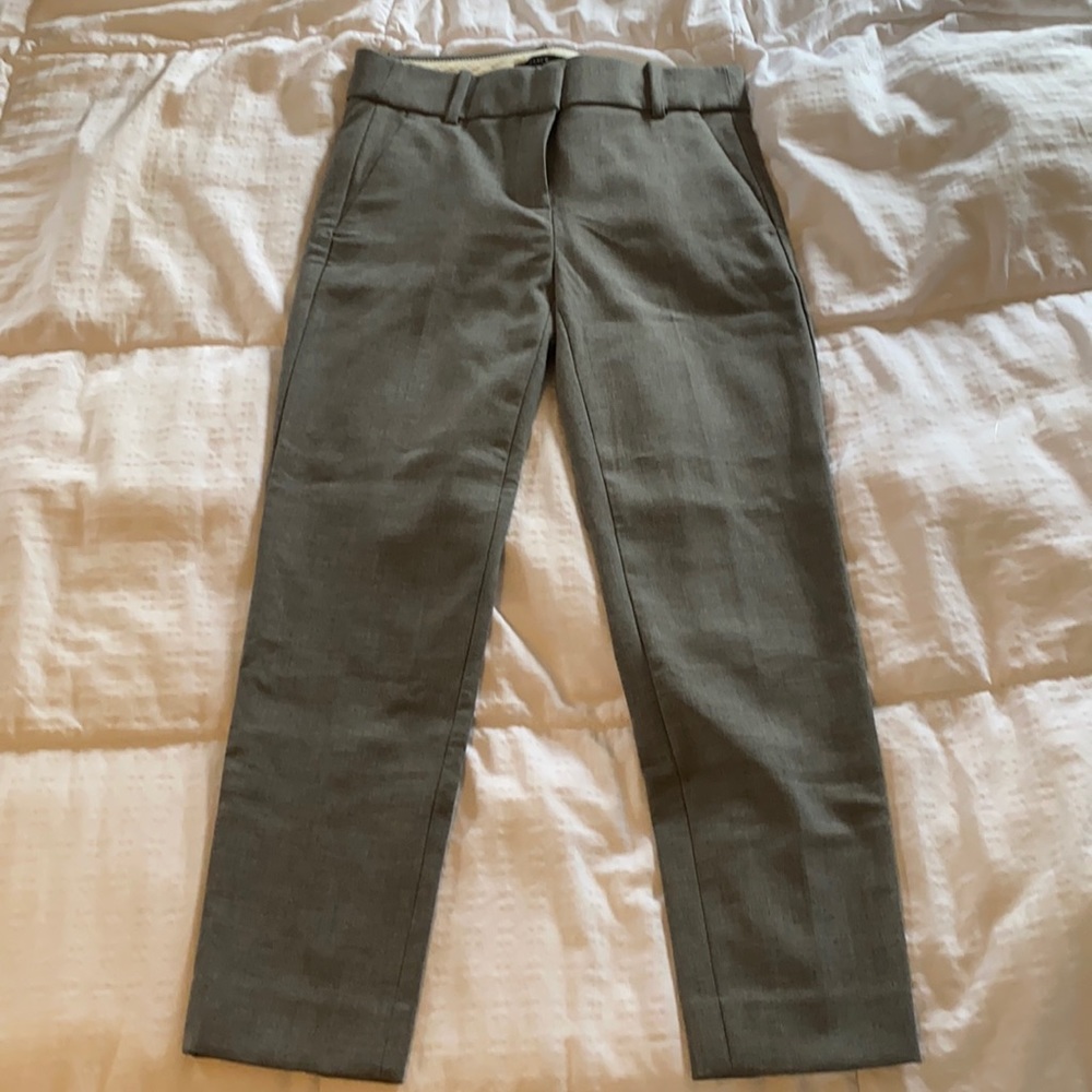 J. Crew Cameron Slim Crop 2P Gray